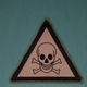 A warning sign at a chemical weapons disposal facility at GEKA in Munster, Germany, in 2013 (used here as stock photo).